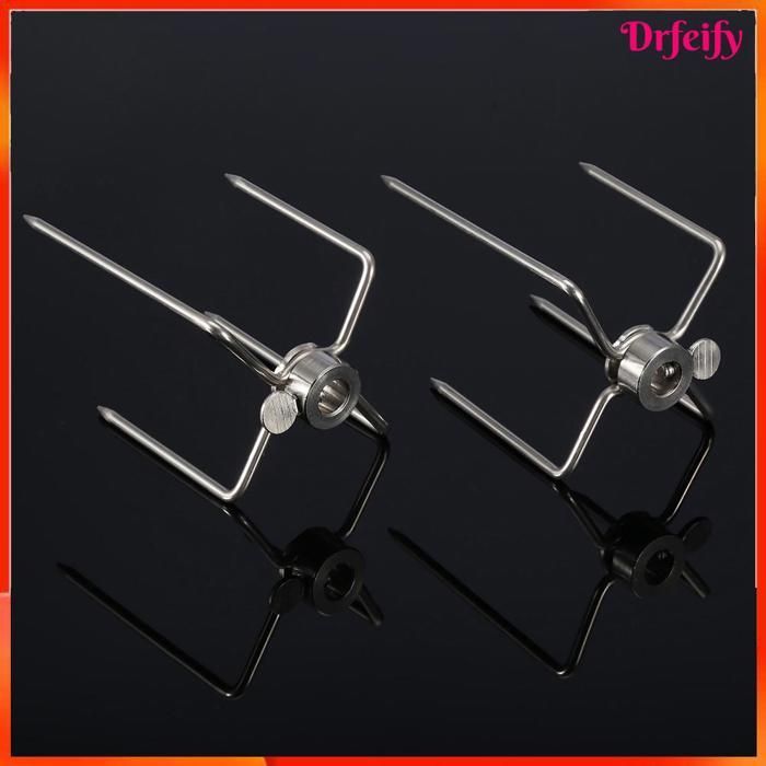 Utensile per barbecue - AKOZON - Forchetta da barbecue - Acciaio inossidabile - Multifunzionale - 2 pezzi