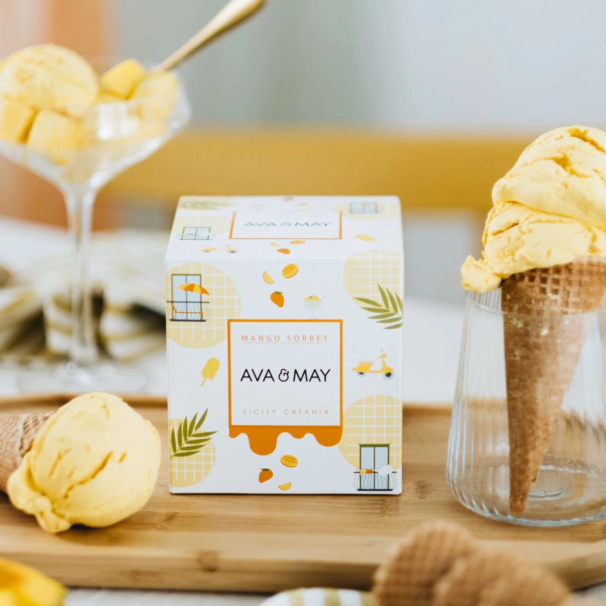 Candele Sorbetto al mango - Candela Profumata