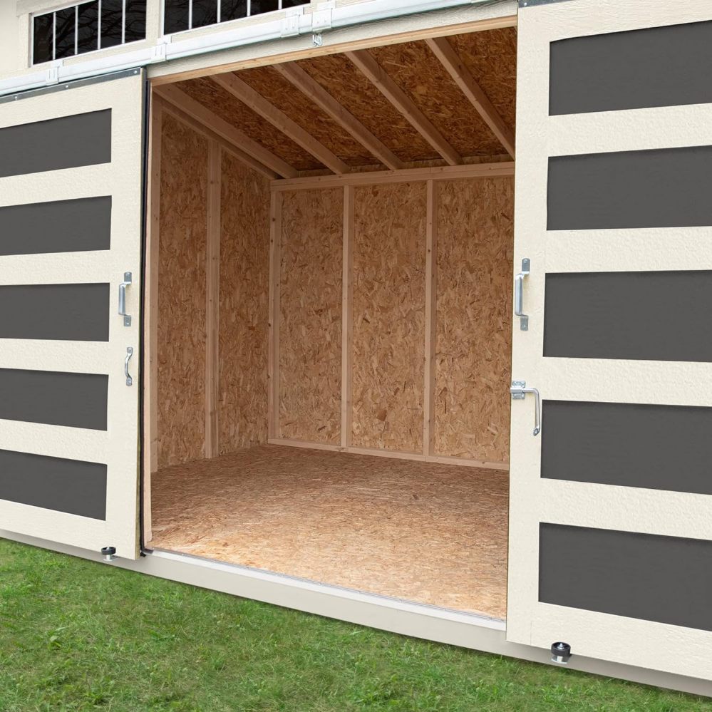Handy Home Products Palisade 12x8 DIY-puinen varastovaja (lattialla)