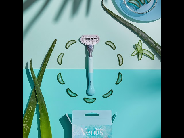 „Venus Deluxe Smooth Sensitive“ skustuvas su alaviju – 1 ašmuo