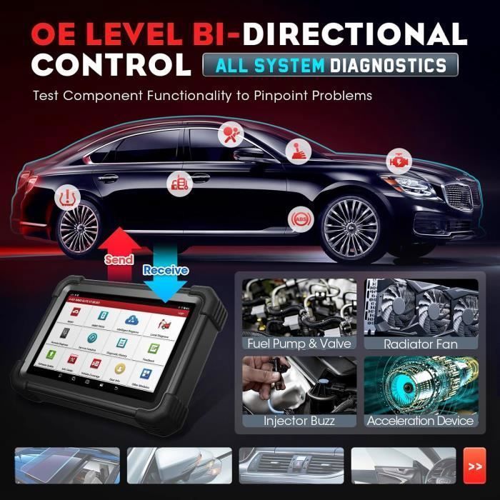Herramienta de programación de llaves LAUNCH X431 IMMO Elite, escáner de diagnóstico automotriz OBDII, servicio de reinicio 39 en francés