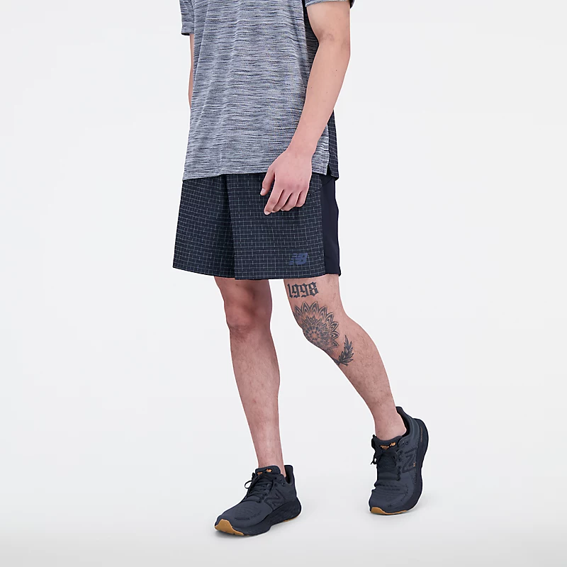 Impact Run Leuchtende Herren-Shorts (15 cm) – SCHWARZ