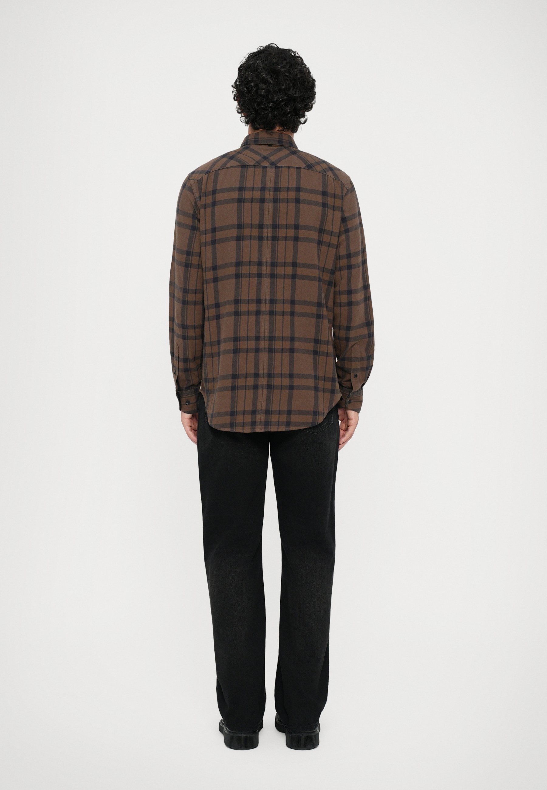 Rag & Bone Tomlin Overgeverfd Shirt - Shirt - donkerbruin