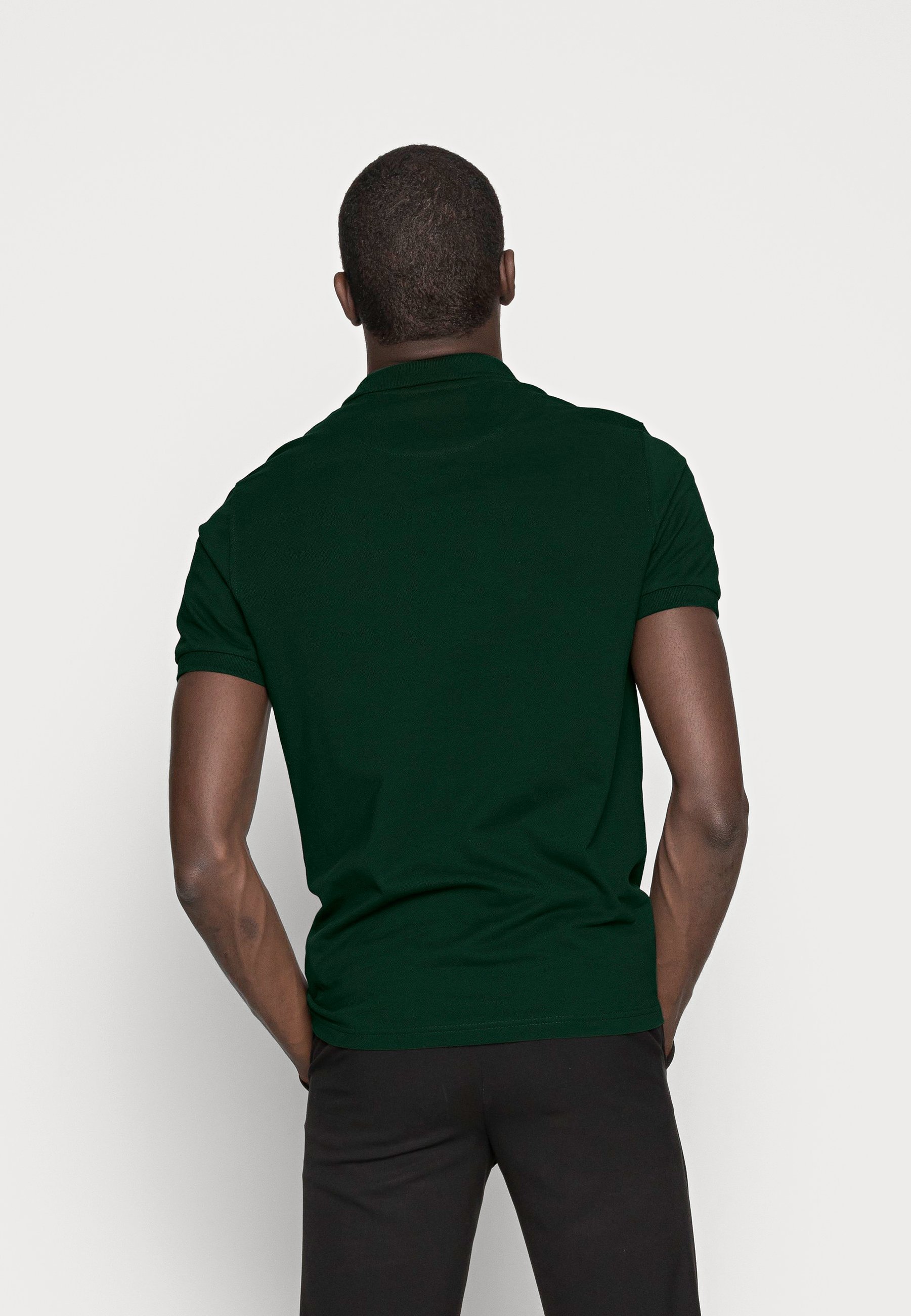 Pier One SLIM - Poloshirt - donkergroen