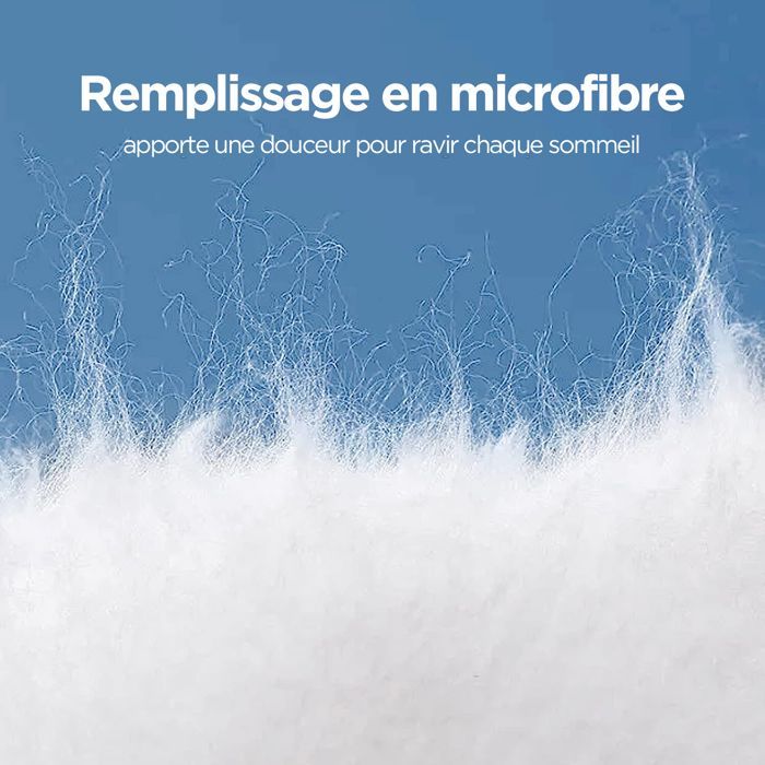 CASABEL Surmatelas Confort 90 x 200 cm Respirant en Microfibre, Antidérapant avec Bandes Élastiques - Garnissage 800Gr