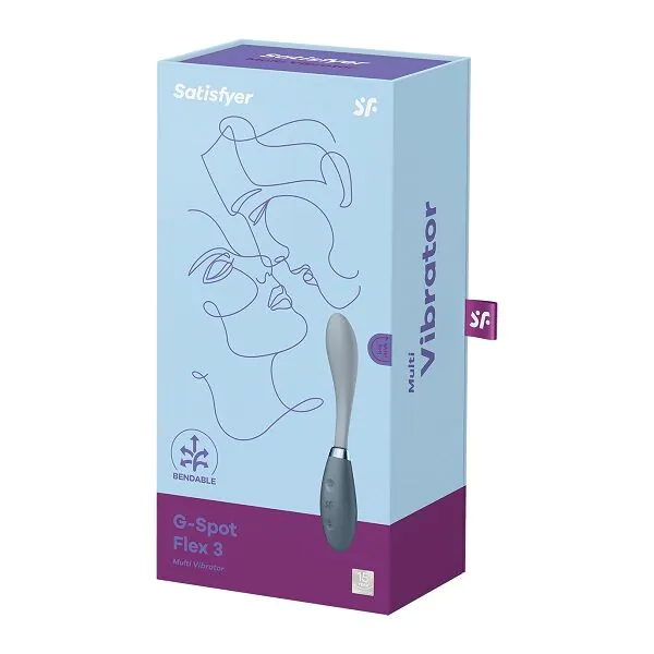 Satisfyer Masażer G-Spot Flex 3 Grey Masażer intymny