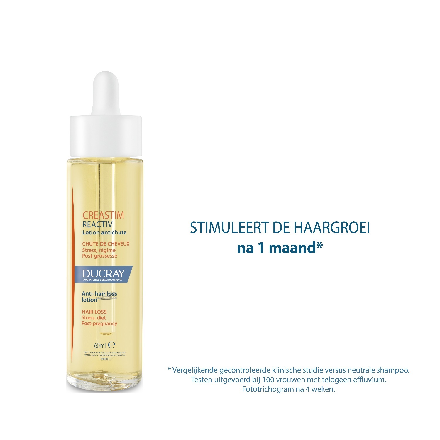 Ducray vlasové sérum Creastim Reactiv Lotion proti vypadávaniu vlasov – 60 ml