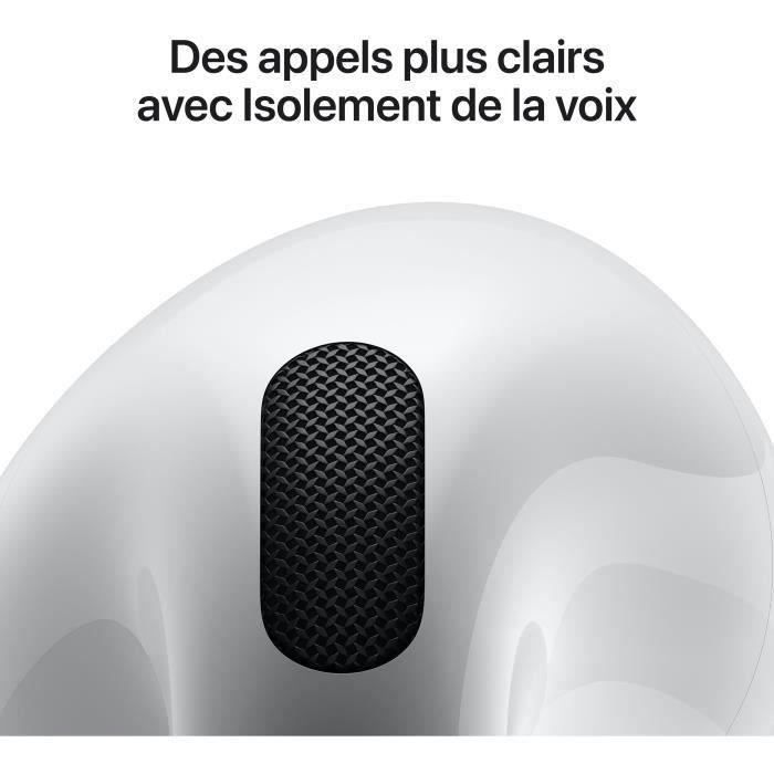 Auriculares Apple AirPods 4 con cancelación activa de ruido (2024) - Reacondicionados - Excelente estado