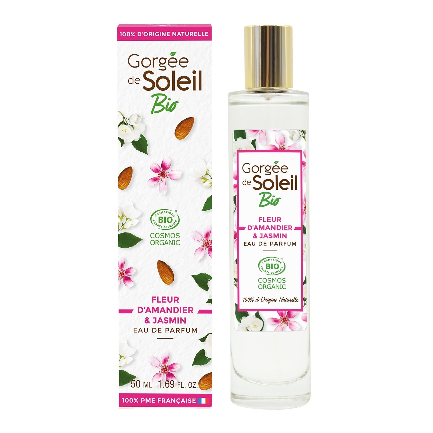 Gorgée de Soleil Fleur d'Amandier et Jasmin - Certifié BIO COSMOS