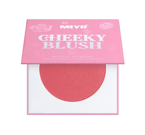 Miyo x Oluczka Girl Boss Cheeky Blush rozświetlający róż do policzków 04 Legally Strawberry 5g