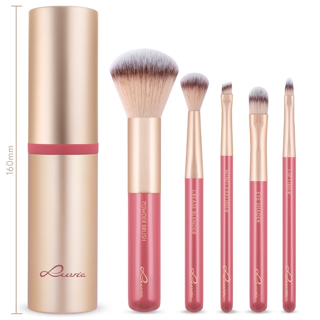 Juego de brochas Luvia, tubo de metal para brochas – 1 pieza