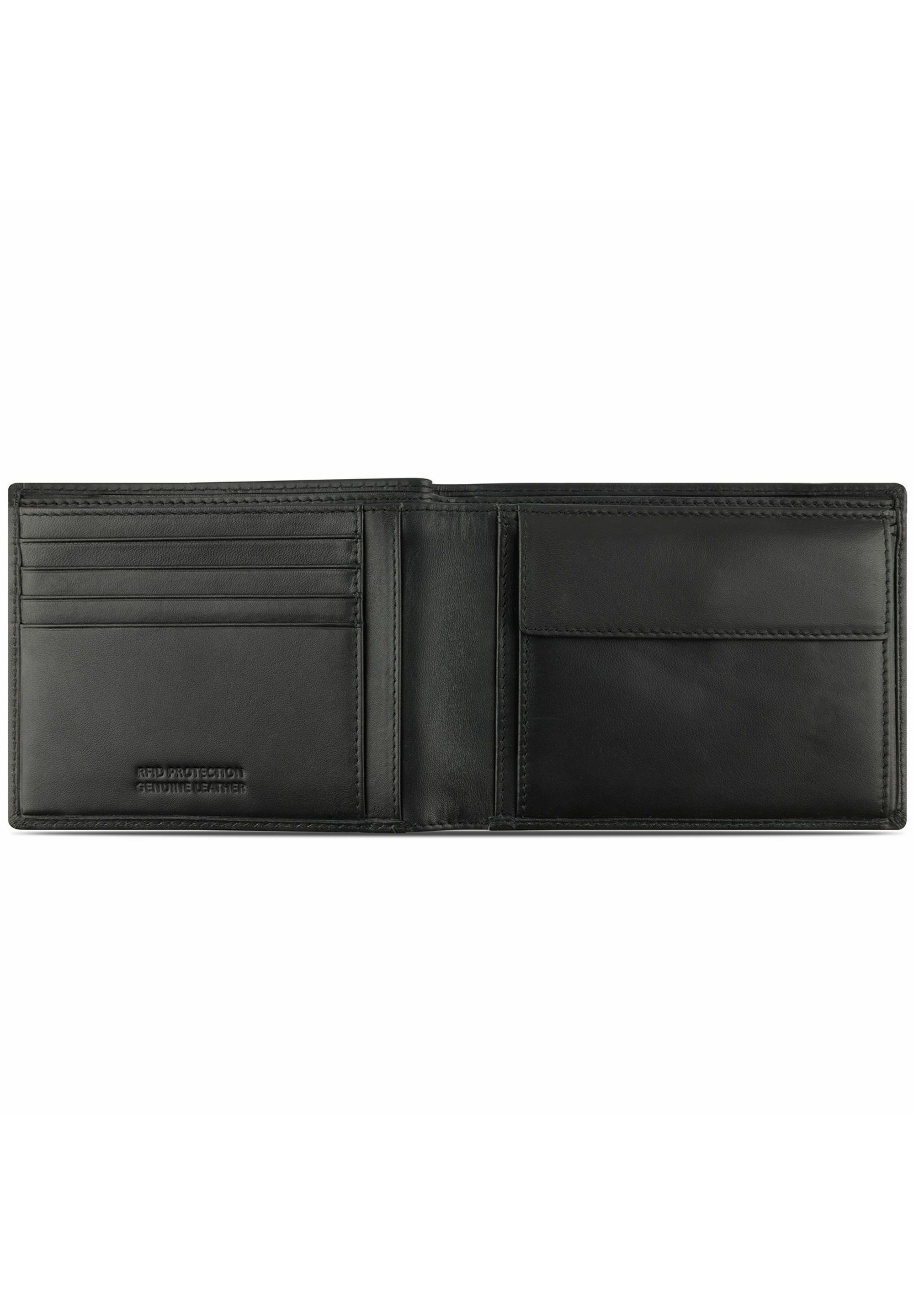 Bugatti SUPER SLIM RFID SCHUTZ - Peněženka - schwarz