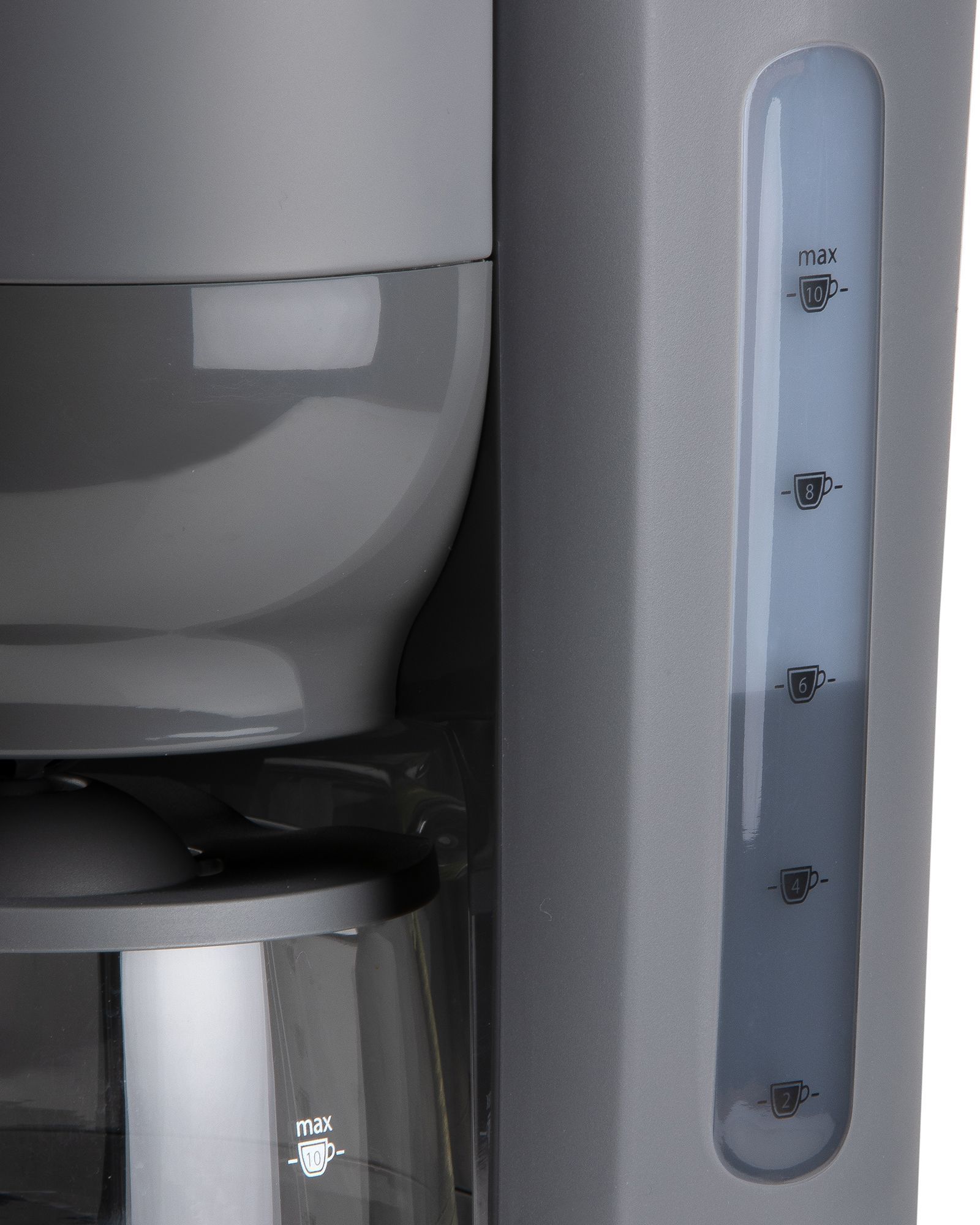 Cafetière filtre - DOMO - DO754K - 1,25 L - 10 tasses - Gris / Bois