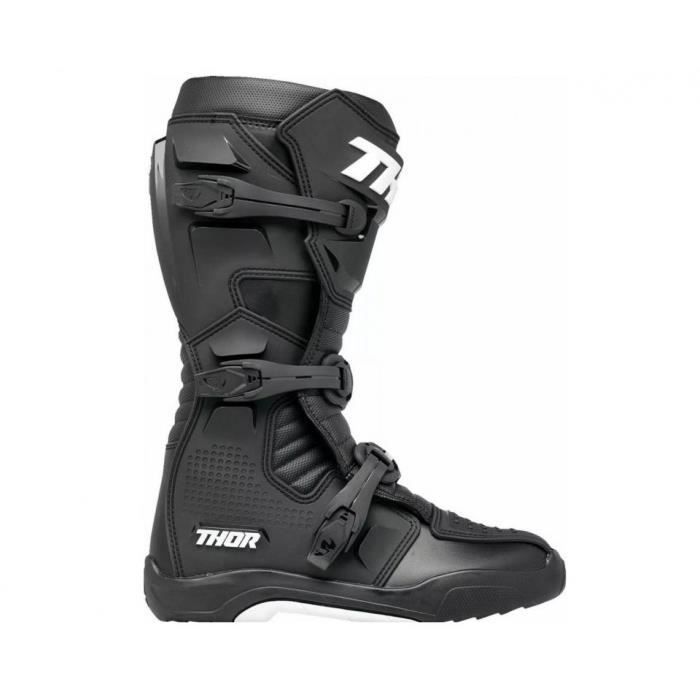 Botas de motocross Thor negras para hombre y mujer, talla 43, Blitz XR BK/WH US9, nuevas