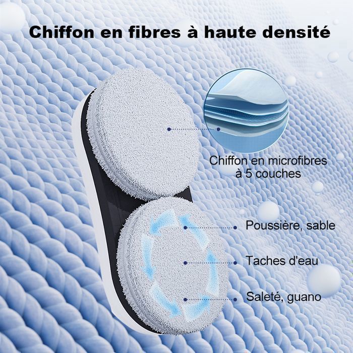 LIECTROUX YW610 Robot lavavetri - Prestazioni elevate, serbatoio dell'acqua da 30 ml, robot lavavetri intelligente e autonomo