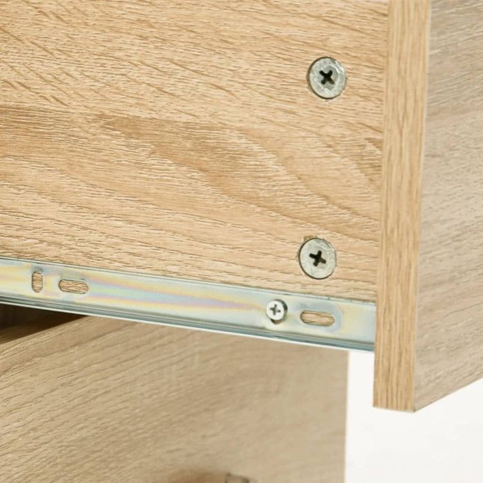 vidaXL Ensemble de meubles salle de bain 5 pcs chêne bois d'ingénierie 242564