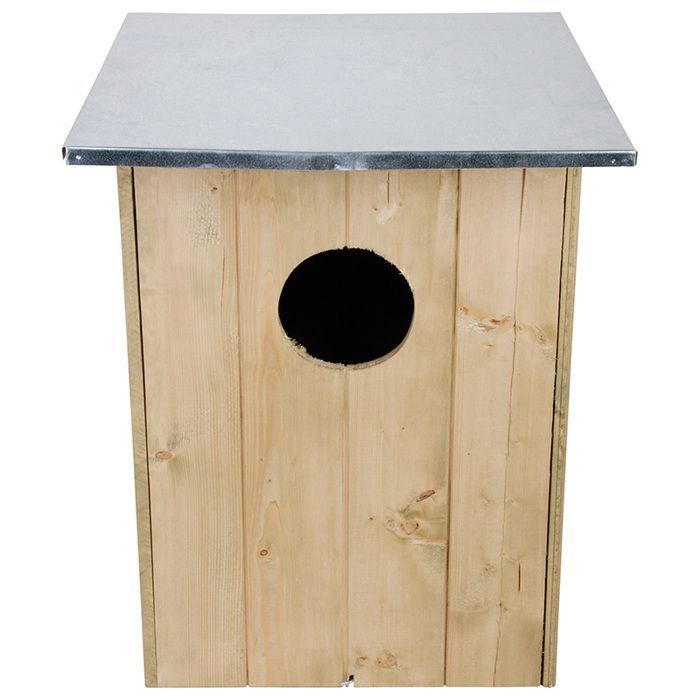 Nido per allocco - Esschert Design - Legno massello - 47,5 x 47,5 x 59,7 cm