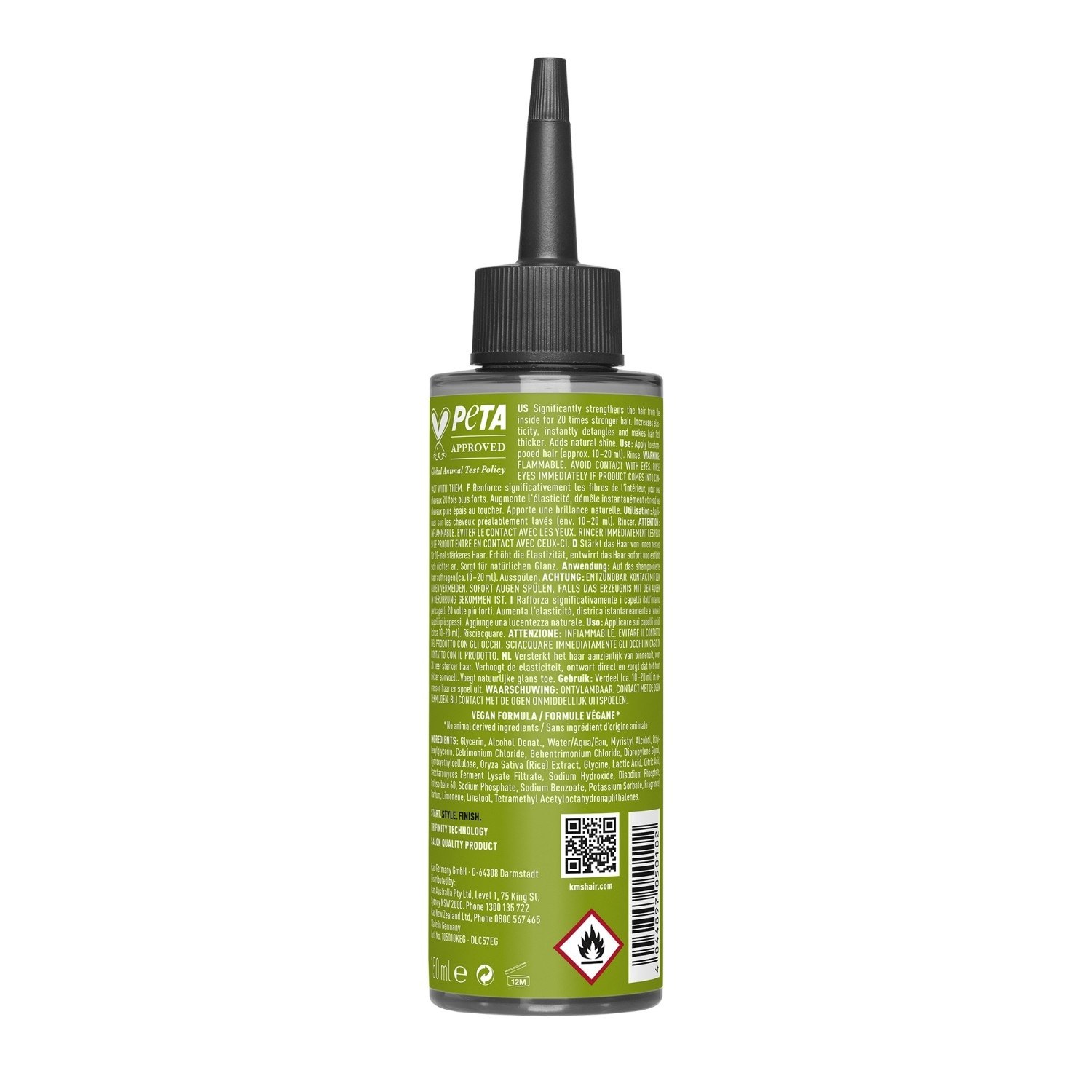 KMS vlasová kúra pre väčší objem, tekutý posilňujúci kondicionér – 150 ml