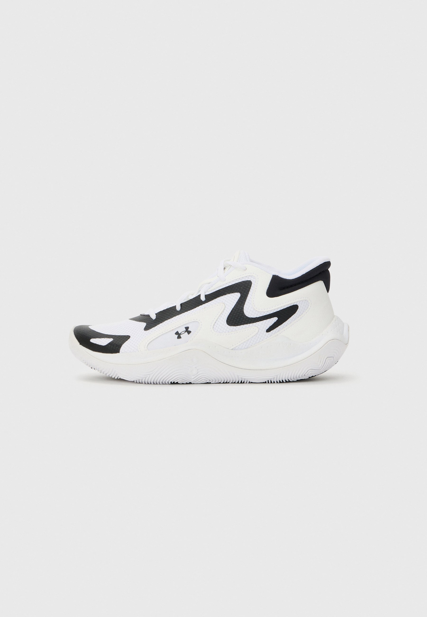 Under Armour JET 25 UNISEXE - Chaussures de basketball - blanc/noir