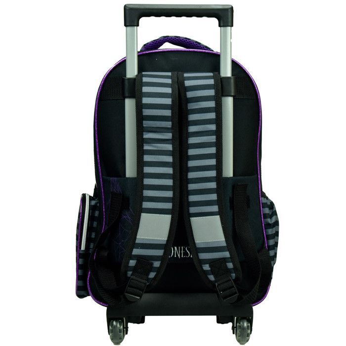 Mochila com Rodinhas Wednesday Roxa 46cm - Wednesday