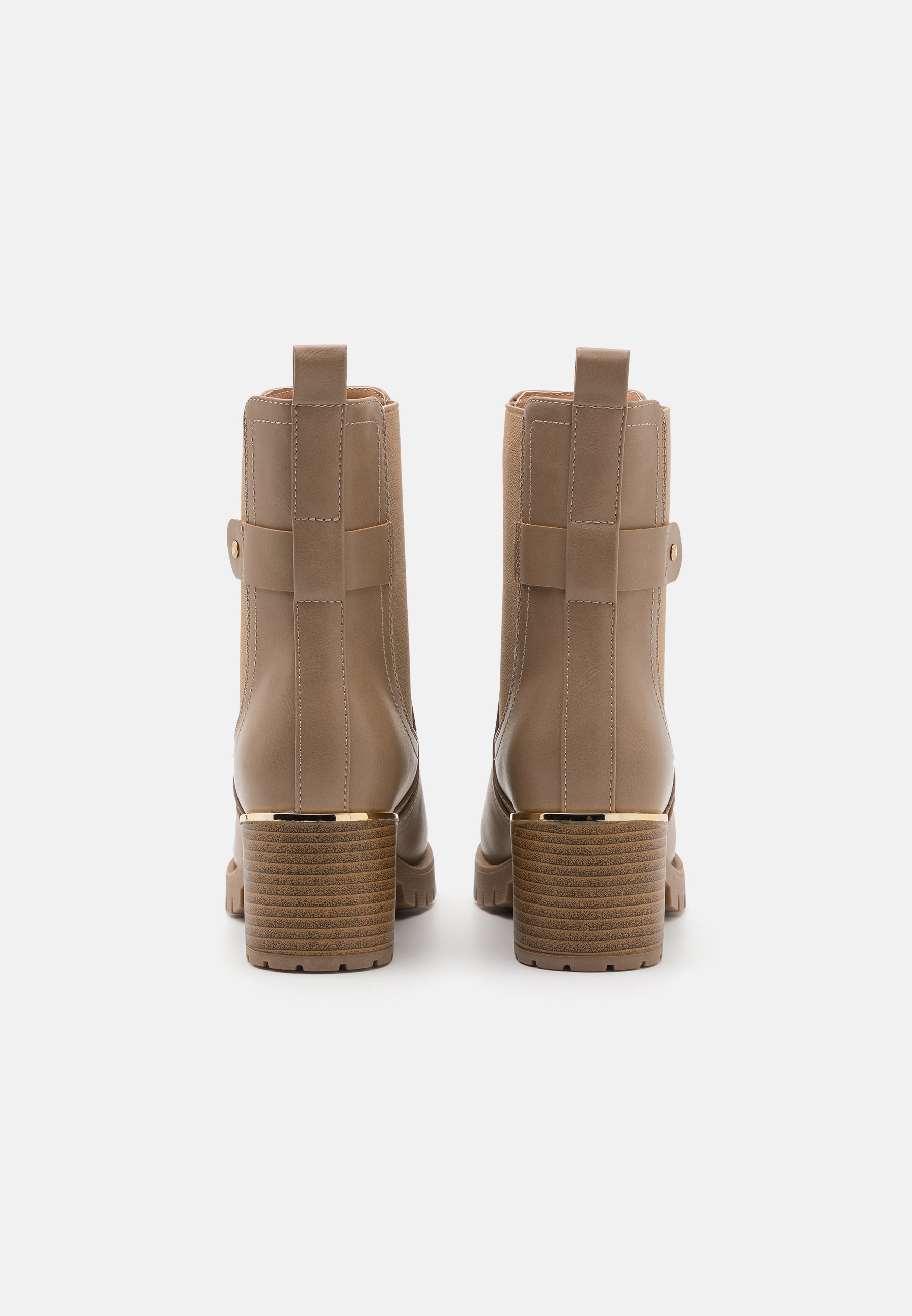 Anna Field platform enkellaarsjes - beige
