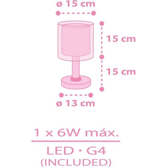 Lampe chevet/table enfant Hello Kitty/My Melody/Cinnamoroll/Kuromi, LED 4W, ampoule incluse
