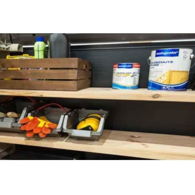 KETER 880 Litre Black Resin Outdoor Storage Box - Garden Trunk without Gas Struts