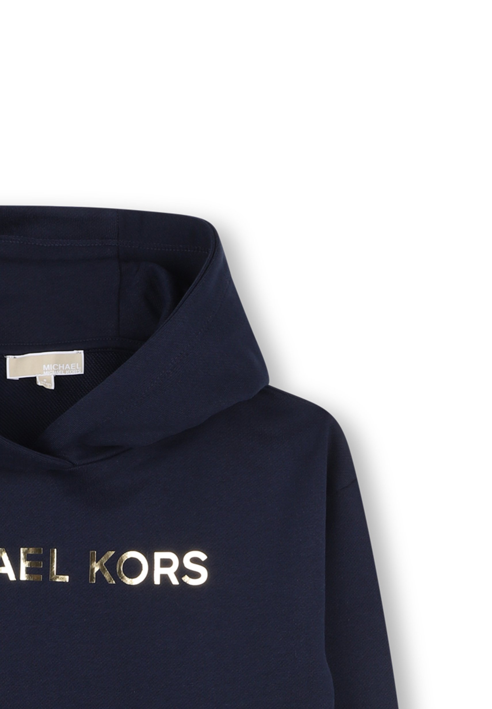Abito da giorno con cappuccio Michael Kors Kids - blu navy