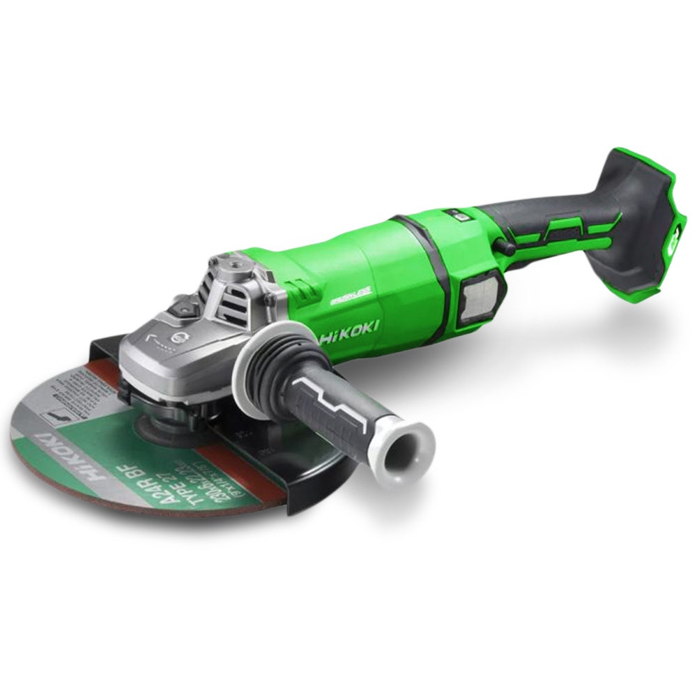 Esmerilhadeira angular HiKOKI 36V 230mm com botão de segurança, modelo G3623DA(H4Z)