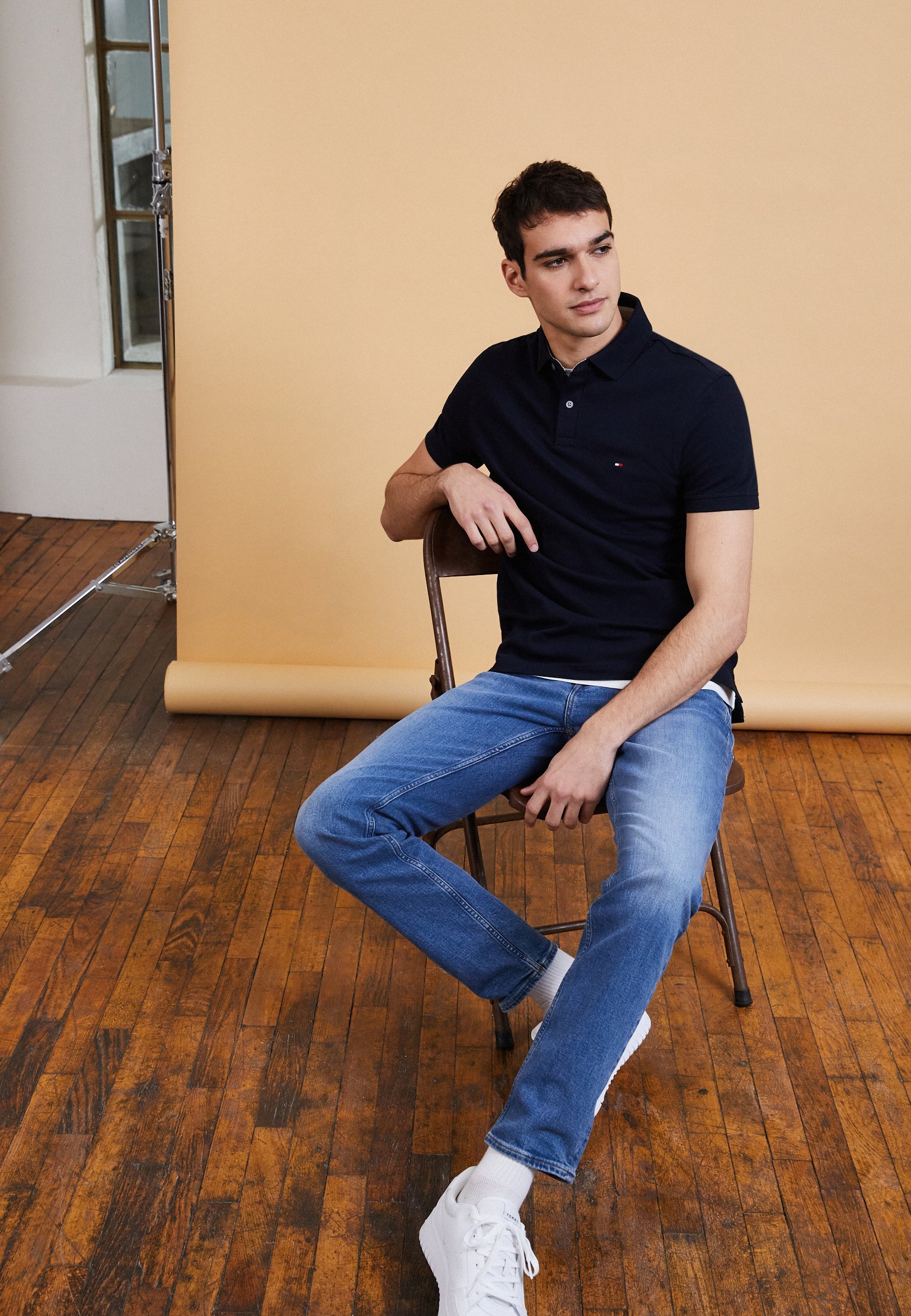 Tommy Hilfiger REGULAR - Poloshirt - Wüstenhimmel