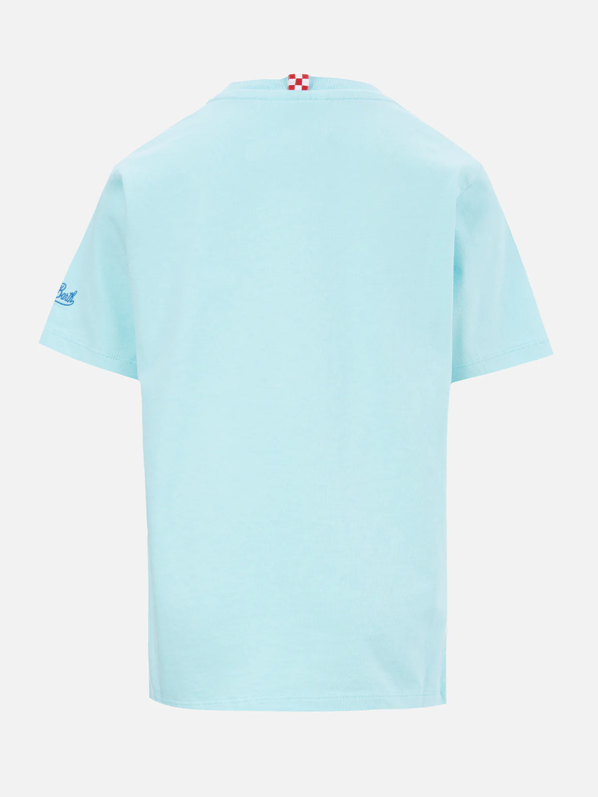 T-shirt da bambino in cotone con stampa del leone St.Barth skater