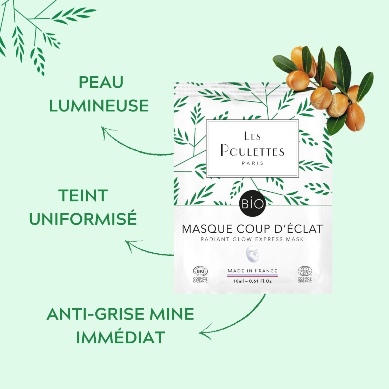 Les Poulettes Masque Coup d'éclat