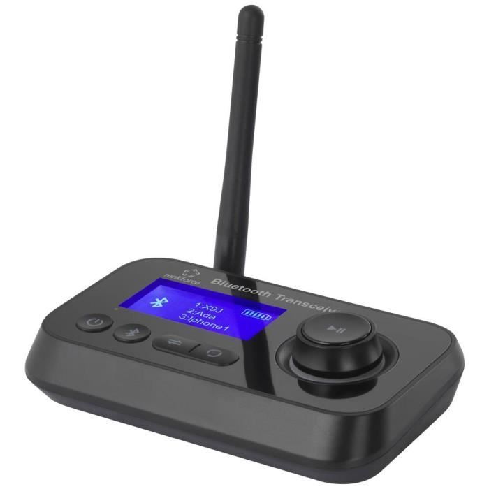 Émetteur/récepteur Bluetooth - RENKFORCE - RF-BTR-210 - Bluetooth 5.0 - Portée 10 m - Écran LCD 1,8