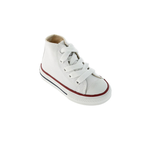 Victoria Tribu Canvas-Ankle-Boots mit weißen Schnürsenkeln