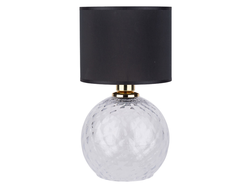 lampa stołowa Paco 35 cm tkaninowa czarna