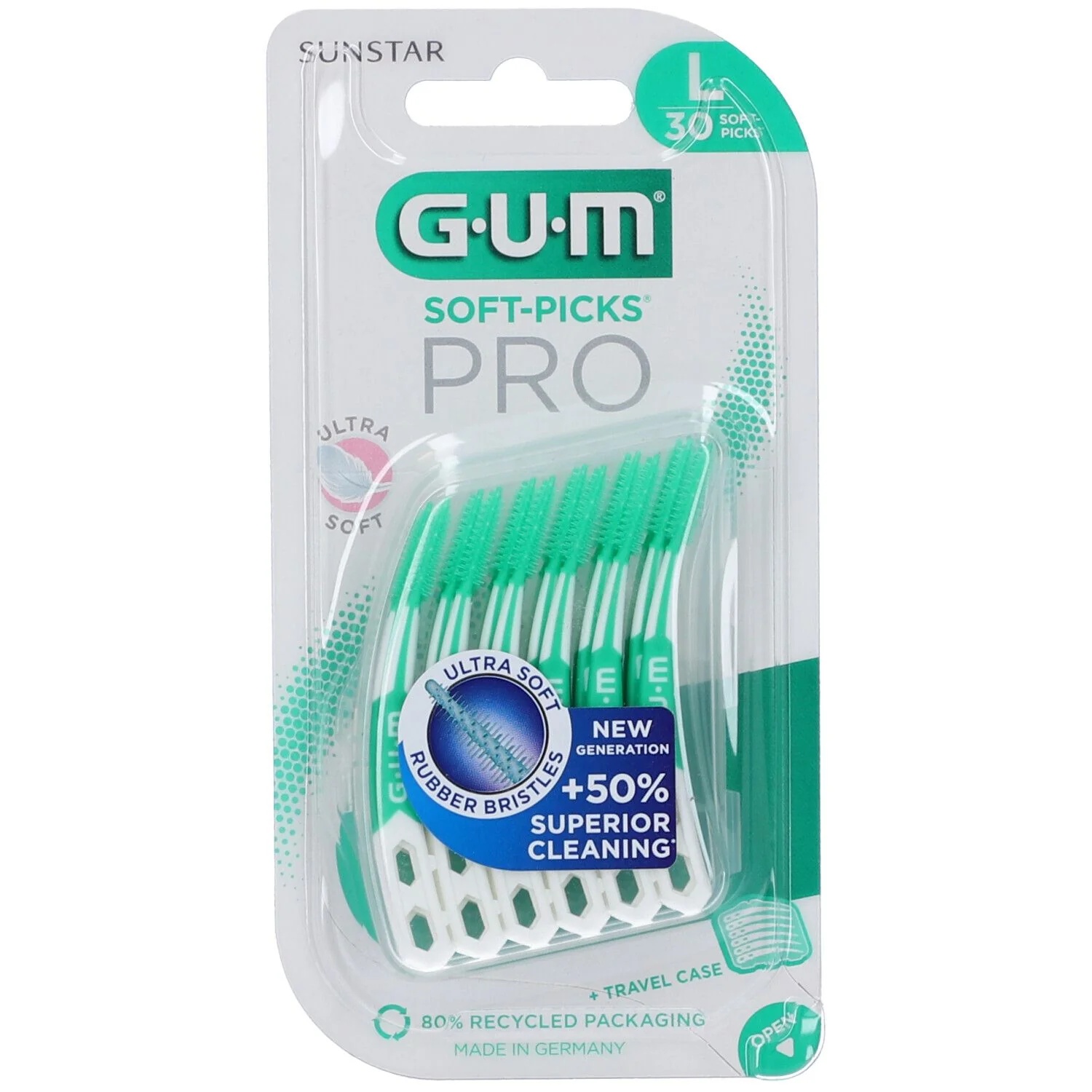 GUM Gum Softpicks Advanced Large interdentale borstel, 30 stuks