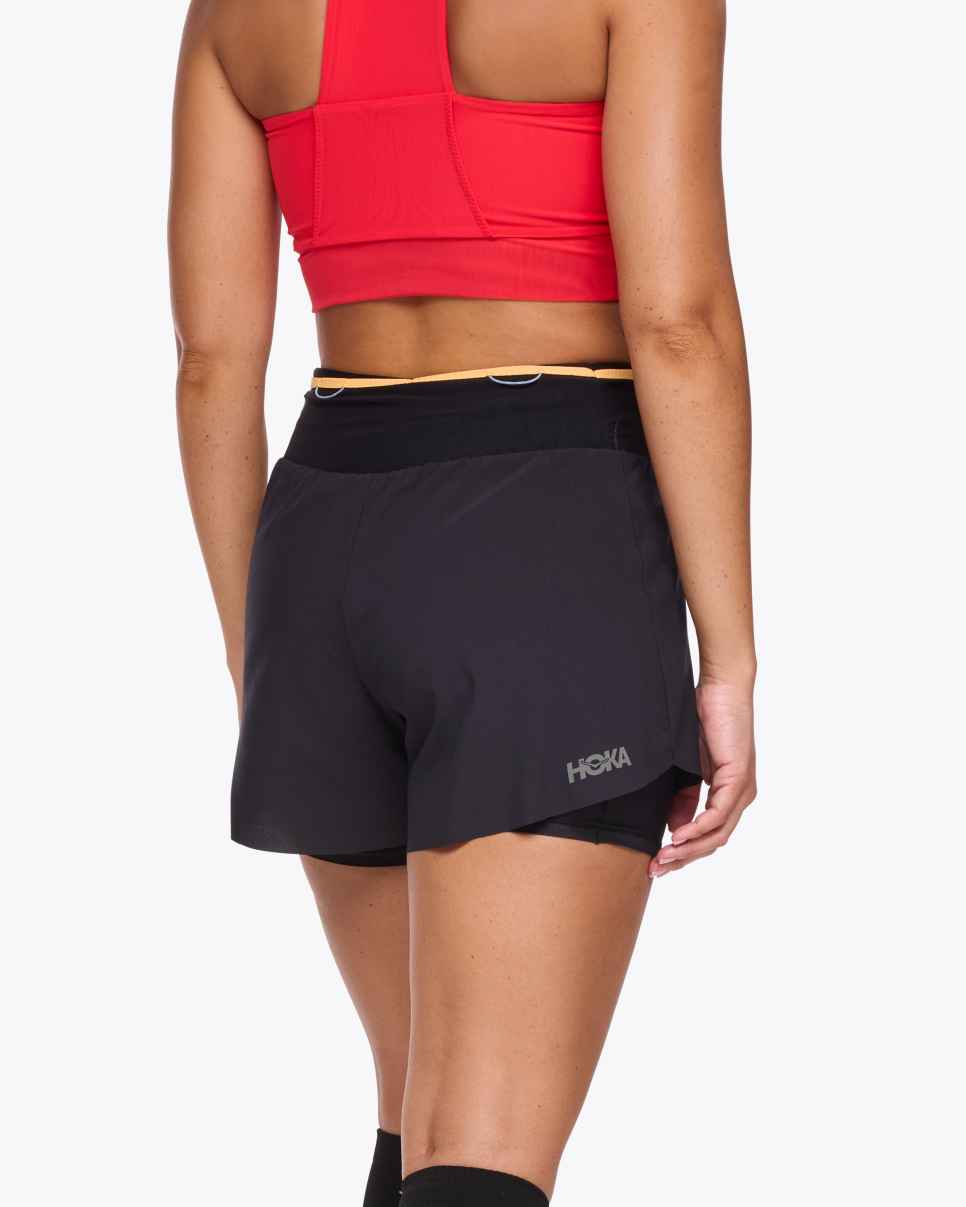 HOKA Skyglide Trail Short Black