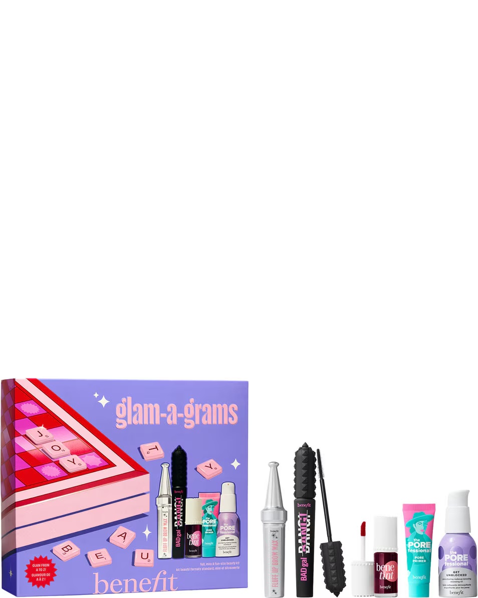 BENEFIT COSMETICS Blagdanska kolekcija Glam-A-Grams - Kerst set za šminkanje