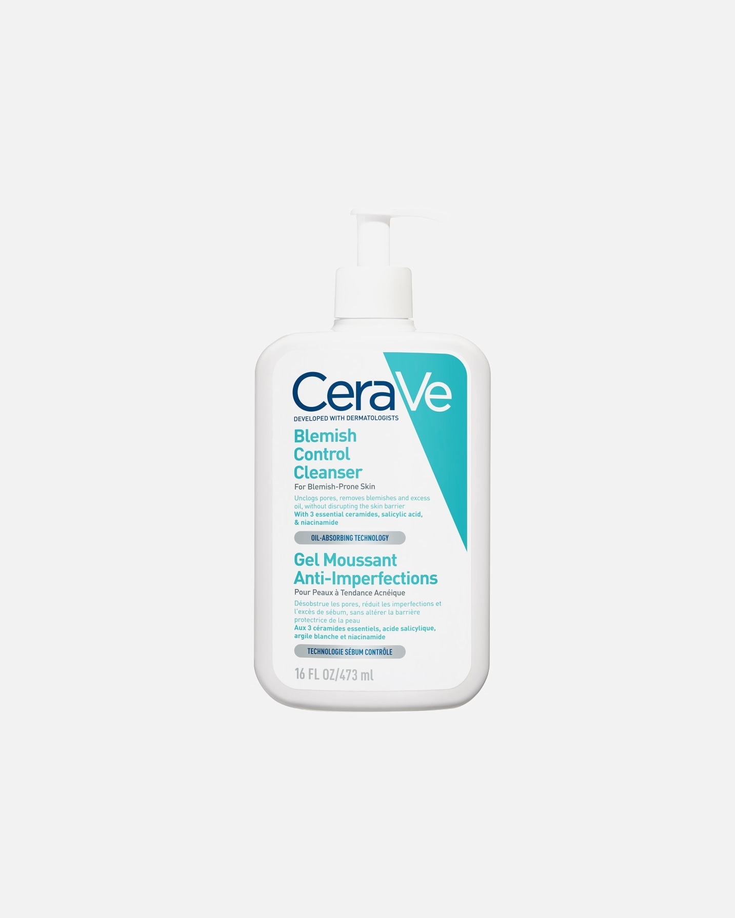 Gel detergente CeraVe per imperfezioni – 473 ml