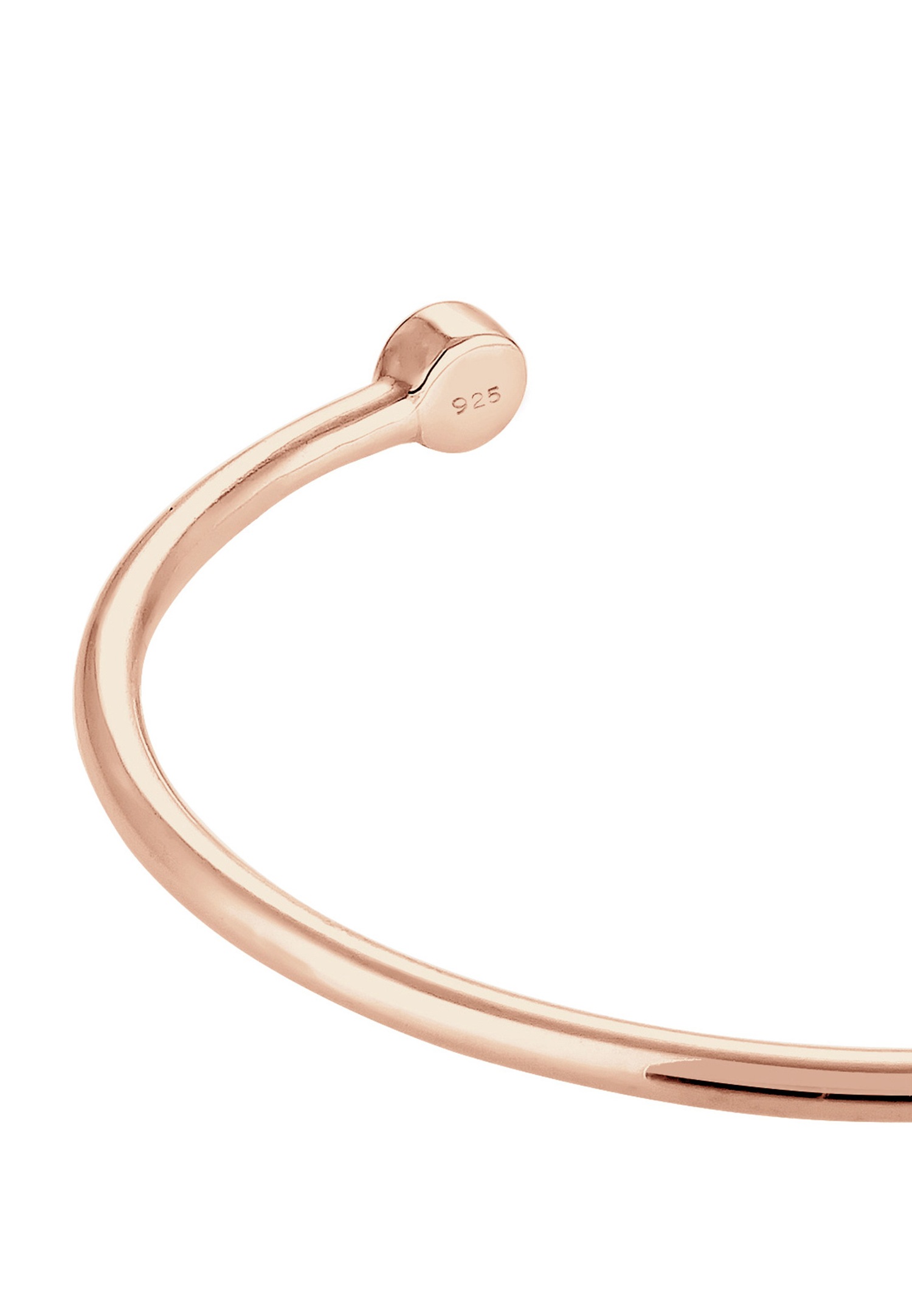 Elli Femmes anneau de bras géo minimaliste avec cristaux en argent sterling 925