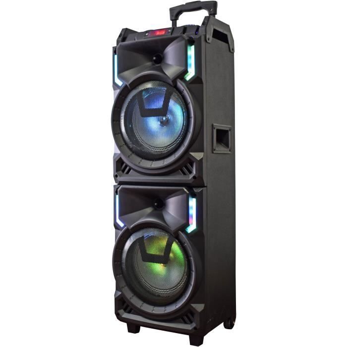 INOVALLEY MS01XXL Portable Karaoke Trolley Speaker - Bluetooth - 800W