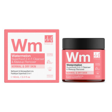 Dr. Botanicals Wm Vannmelon 2-i-1 Rens Sminkefjernerkrem 60ml