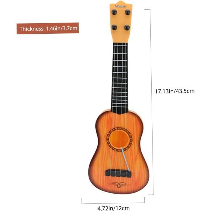 Miniguitarra infantil - 43 cm - Plástico - Regalo de Navidad - Unisex