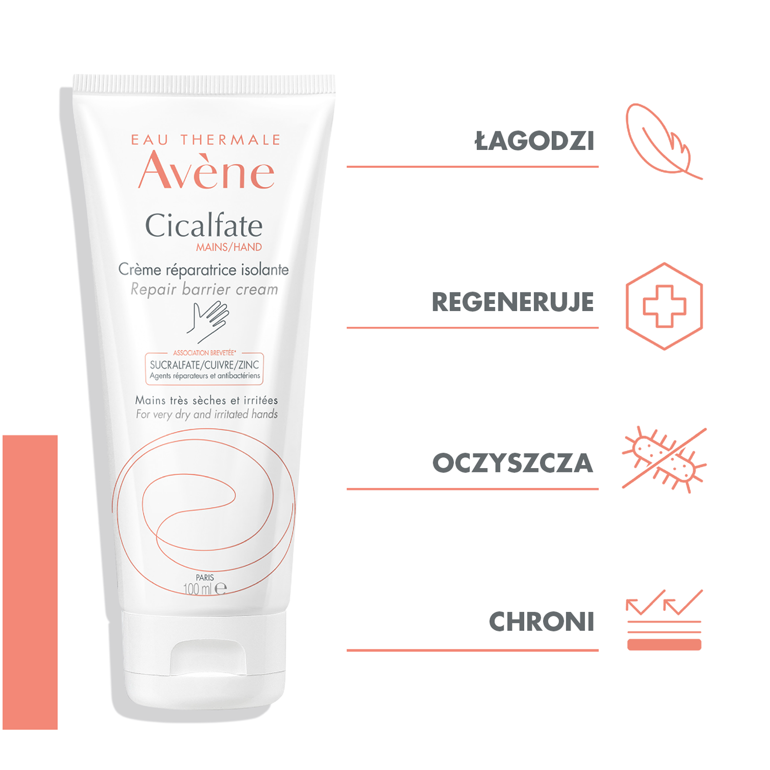 Crema de manos Avène 100 ml