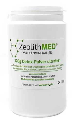 Poudre détox ERBAVOGLIO Zeolithmed 120 g