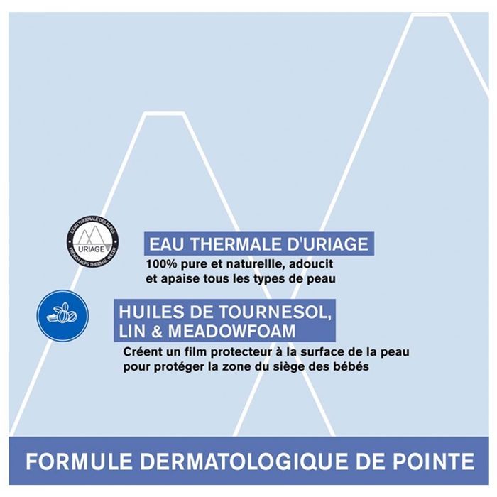 Huile de Bain - Uriage - Bébé 1er Liniment Oléo-Thermal - 500ml - Sans savon - Haute tolérance