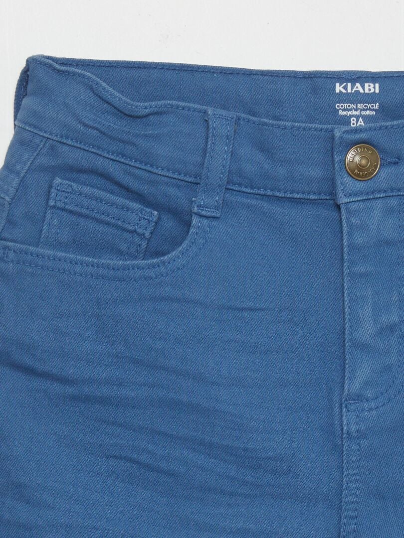 Bermudas de mezclilla - AZUL