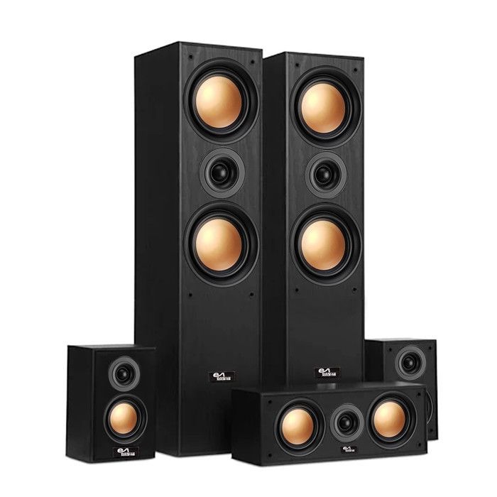 Hi-Fi/Home Cinema System - Evidence Acoustics EA950-PG - 5 speakers 850W - Bass Reflex - Copper finish drivers