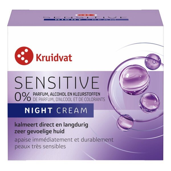 Kruidvat Sensitive nočna krema<br>50ml - Občutljiva koža