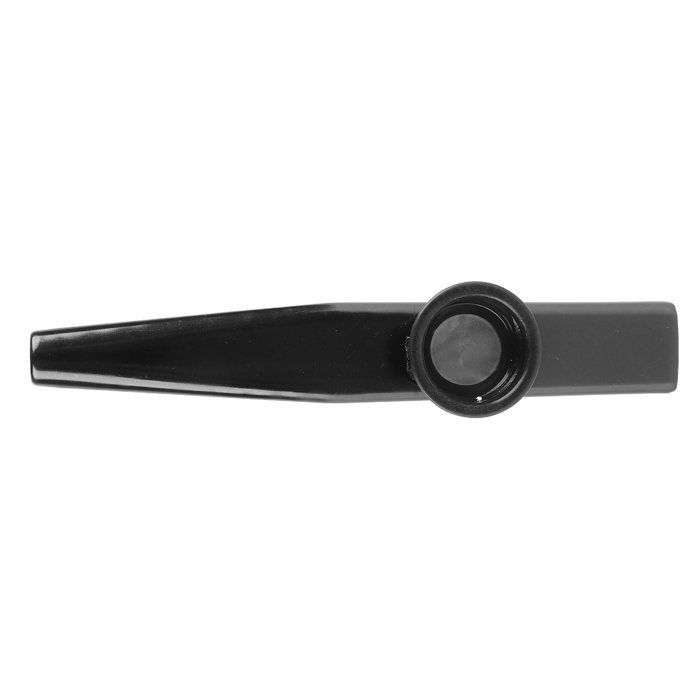 SALALIS Kazoo portatile, Kazoo in metallo, Kazoo leggero in alluminio, Kazoo portatile, Compagno per chitarra, Strumento a flauto, Strumento a ukulele, Nero